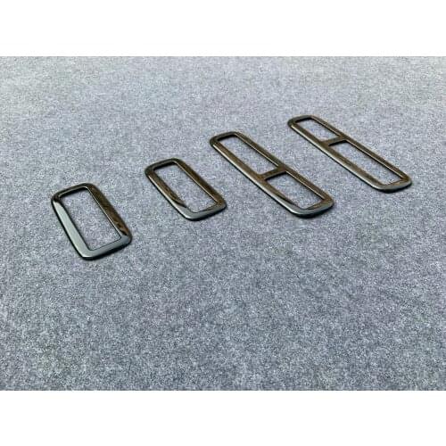 For Mitsubishi Delica 2020 2021 Interior Accessories Rear Air Condition Outlet Cover Trim Air Vent Panel Dashboard Frame Bezel