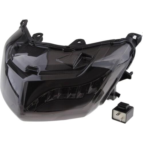 Motorcycle Tail Light Bike Brake Light Turn Signal License Plate Bracket All-in-One for Yamaha Nmax 155 125