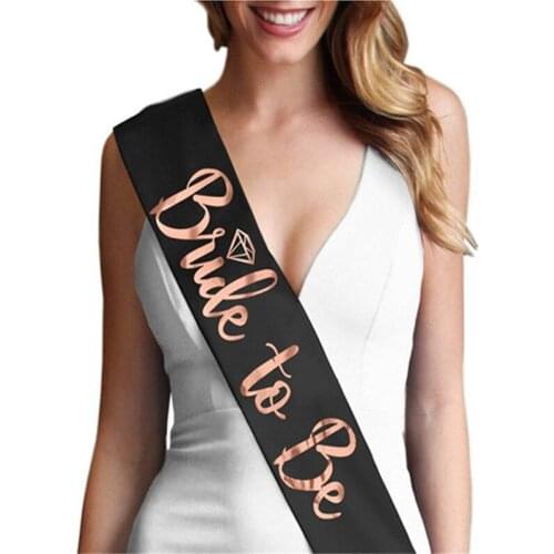1pcs Bride To Be or mommy to be Satin Sash for Bachelorette Hen Party Sash Wedding Party Bridal Shower Decoration Supplies