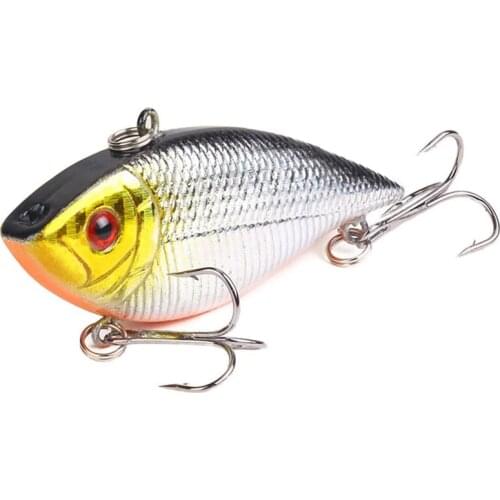 1pcs/lot fishing lures VIB crankbait wobblers 70mm 11.4g isca artificial Treble vibration Pesca hard bait fishing tackle