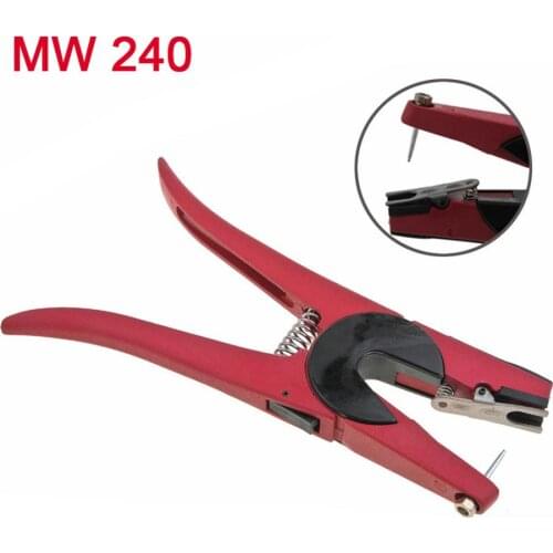 1 Pcs Red Pig Ear Tag Pliers Ear Tag Pliers Ear Tag Installer Pig Cattle Sheep Veterinary Ear Tag Pliers