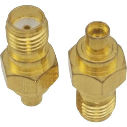 1pce SMA female jack to MMCX female jack RF coaxial adapter connector