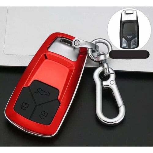 2018 Fashion style key Car key Cover key shell For CAR key case For Audi A5 S5 Q7 A4 A4L TT TTS 2015-2018 Keychain