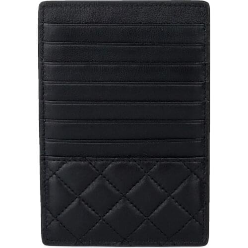 2021 Hot Genuine Leather Mens Card Holder Famous Mens Sheepskin Brand Card Case