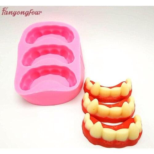 3D Dental Cake Mold Silicone Cake Decorating Tools For Baking Products, Kitchen Utensils, Soap, Chocolate Molds