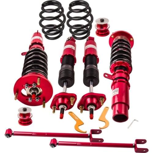 Coilover Shock Absorber Suspension For BMW E46 98-06 323i 325xi 330i Adjustable Damper Coilovers struts with control arm