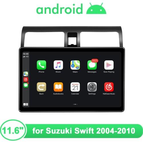 JOYING 11.6"Android 10 Car Radio Stereo Autoradio Multimedia 1920*1080 Head Unit For Suzuki Swift 2004 2010 Carplay Android Auto