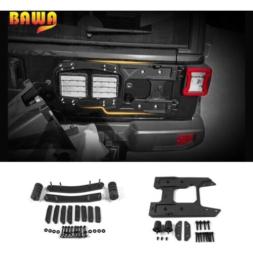 BAWA Spare Tire Mounting Kit for Jeep Wrangler JL 2018 Tailgate Spare Tire Bracket Accessories for Jeep Wrangler jl