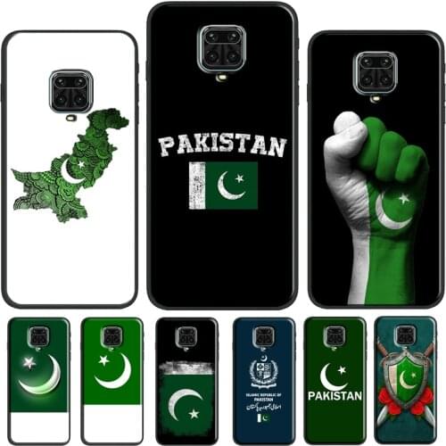 Pakistan Flag Case For Xiaomi Redmi Note 10 Pro Note 7 8 9 Pro 8T 9S Back Cover For Redmi 9 9A 9C 9T K40