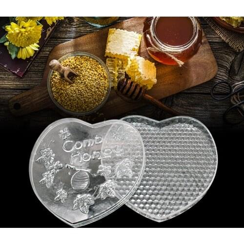 Loving Heart Comb Honey Fame Kit with Honey Box 150gx16 Beekeeping Honey Gift Box