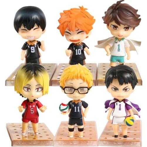 Haikyuu!! Hinata Syouyou 461 kageyama Tobio 489 Oikawa Tooru 563 Kozume Kenma 605 781 Action Figure Cute Model Desktop Doll Gift