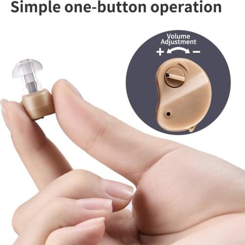 Tiny Hearing Aid Ear Hearing Amplifier Hearing Aids for Elderly Moderate Hearing Loss Hearing Device Audifono Sound Amplifier