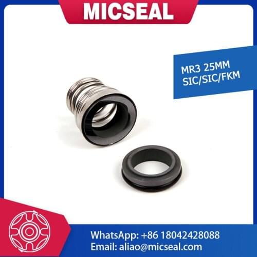 MR3 - 25MM Mechanical Seal - SIC/SIC/FKM