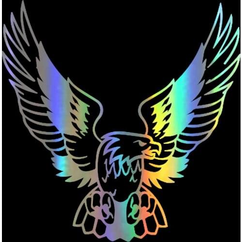 Aliauto Fashion Car Sticker 3D Flying Eagle Automobiles Accessories Waterproof Vinyl Decal for Passat B6 Lada Peugeot,15cm*15cm