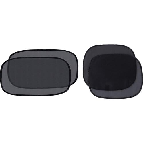 Set of 2 Self-Adhesive Car Side Window Sunshade Children Baby Sun Shade Kit, UV Protection, Lightweight