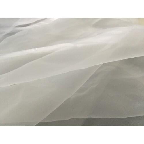 Off white soft organza gauze fabric sheer chic good quality 150cm width 2meters/lot for wedding dress ball gown tutu pettiskirt