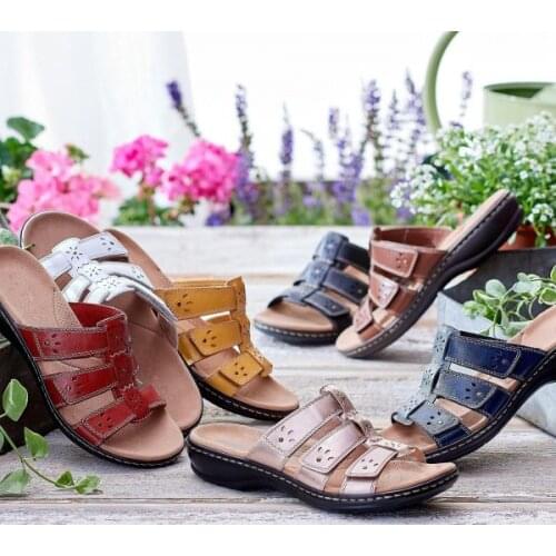 Kadın yazlık terlik rahat sandalet bayan ayakkabı düz terlik plaj açık daireler takozlar bayanlar taban terlik