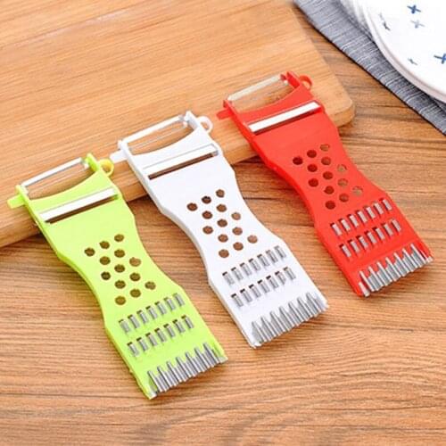 Plastic peeler Large five-in-one multi-function cutter shaving knife cutting flower knife kitchen peeler