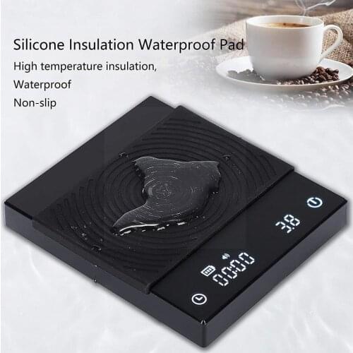 Portable Electronic Espresso Coffee Scale Timemore Hidden LED Bean Digital Kitchen Timer Screen Machine Weighing with Z6N6