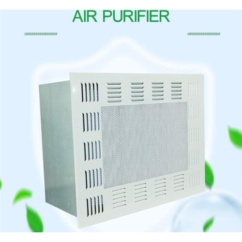 Ceiling Type Air Purifier Purification Workshop Industrial FFU High Efficiency Filter Purifier Equipment 220V ZJ-600