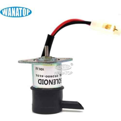 052600-4151 16271-60012 12V for Engine Parts Fuel Shut Down Solenoid