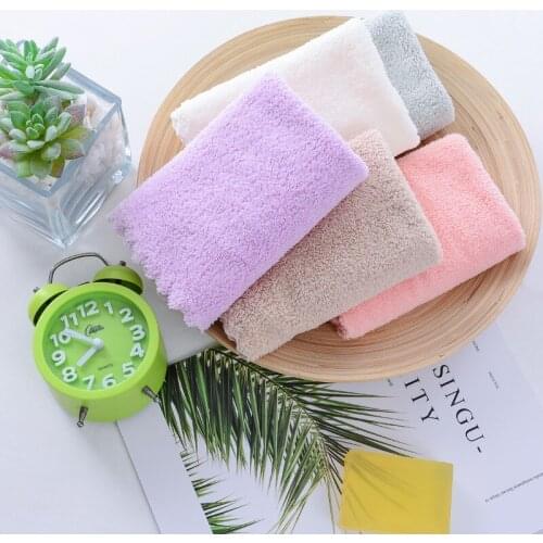 30x30cm Superfine Fiber Cartoon Child Towel Hand Towel Pinafore Home Cleaning Face For Baby For Kids High Quality