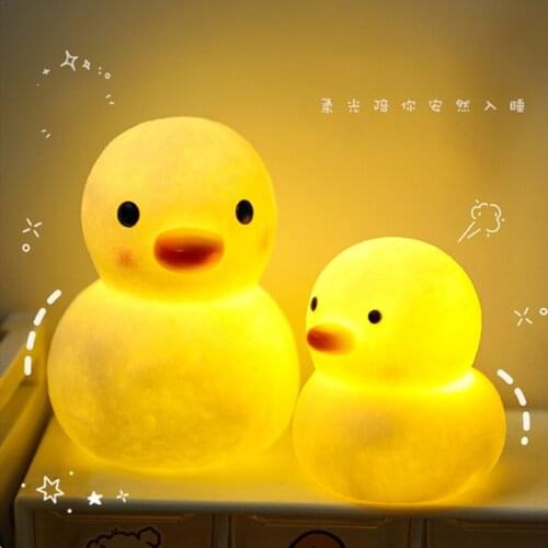 50LB LED Duck Night Light Cute Animal Bedside Sleepping Lamp for Children Room Bedroom Decoration Gifts
