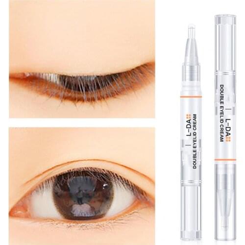 5ml Waterproof Eyelid Cream Long Lasting Natural Effect Practical Double Eyelid Styling Cream Shaping Tool for Female