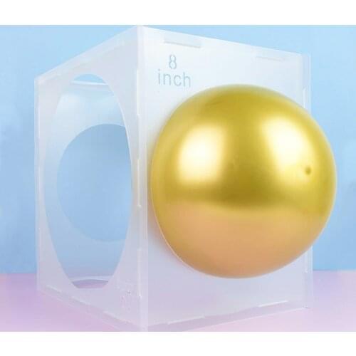 11Holes Balloon Sizer Box Air Balloons Measurement Tool Wedding Birthday Party Arch Garland Balloon Accessories