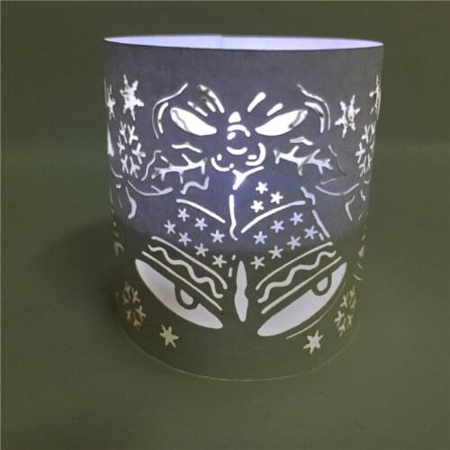 Cut Out Paper Candle Holders for Weddings