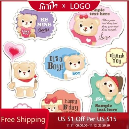 10PCS Self-adhesive stickers of various shapes Size can be customized