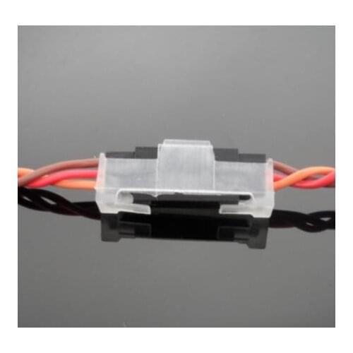 20PCS Servo Extension Cable Y Line Protection Buckle Connector Fixed Seat Holder Plug Safty Clip Clamp Supporter for RC Aircraft