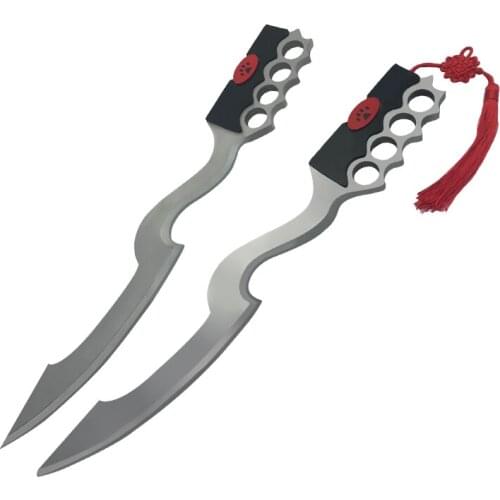 2021 Hot Game Arknights Waai Fu Double Sword Weapon Prop Cosplay Props Toys for Halloween Carnival Party Event