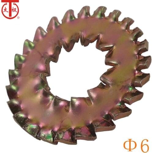 6 ) QC333 Serrated lock washers external and internal teeth (Q411) 100 pieces/lot