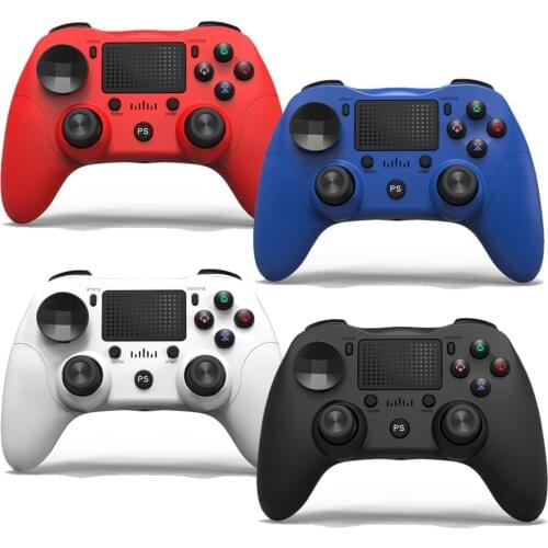Wireless Bluetooth 4.0 Gamepad 6-axis Headphone Jack Dual Vibration Game Controller Joystick for Android PC PS4 Slim Pro Console