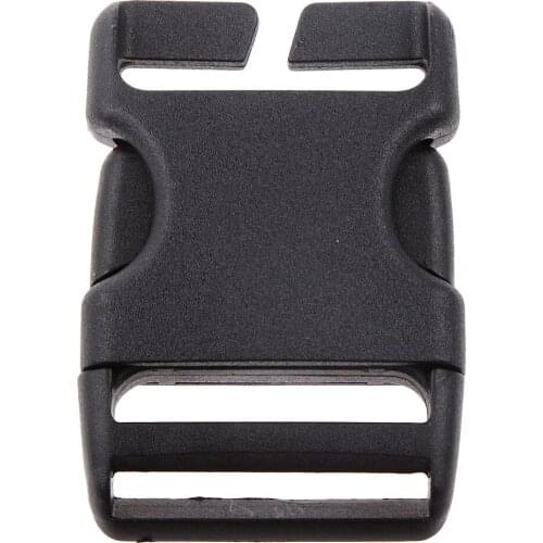 1Pcs 20/25/38/50mm Black Plastic Side Release Clasp Buckles Webbing Strap