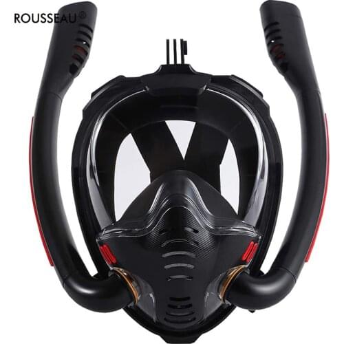 2020 New Scuba Diving Mask Adult Children Underwater Swimming Full Face Snorkeling Mask Anti Fog Snorkel Masks