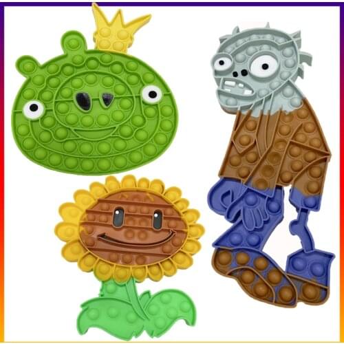 Angry Birds Pops Fidget Stress Relief Squeeze Toys for Kid Squishy Sensory Anti Stress Game Hand Simple Dimple Fidget Relax Toy