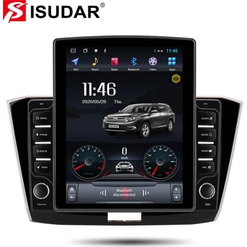 Isudar H53 4G 1 Din Android Auto Radio For VW/Volkswagen/Passat b8 Magotan 2015 Car Multimedia GPS 8 Core RAM 4GB Camera USB DVR