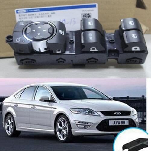 Car Power Master Window Switch Control Button for Ford ESCORT ESOBOOST 2015-2018