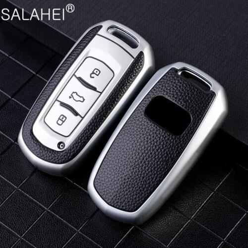 TPU Leather Car Key Case For Geely Atlas Boyue NL3 EX7 EmgrandX7 EmgrarandX7 SUV GT GC9 borui Car Covers Styling Accessories