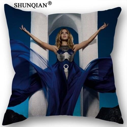 Custom Kylie Minogue Pillowcase Printed Pillow Cover Home Textiles Decorative Pillowcase Customize Gift 45x45cm