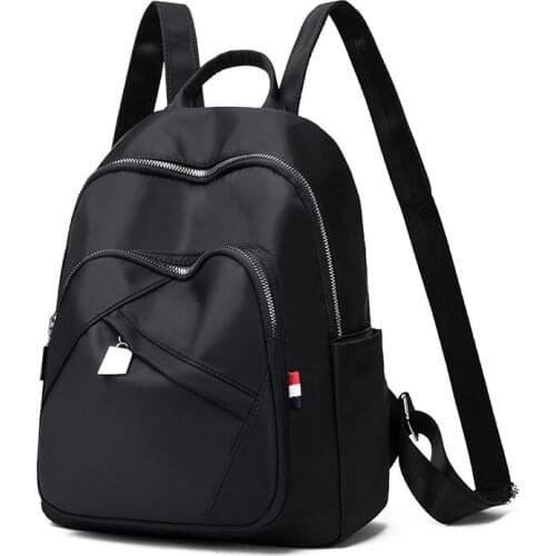 Backpack Womens New Style Fashion Bags Casual Versatile Oxford Cloth Nylon Large Capacity Portable Travel Backpack