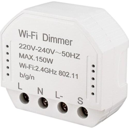 Wifi Smart Dimmer Module 220V-240V 150W Controller Timer Switch Light Voice Control Works For Tuya Amazon Alexa Google Home Iftt