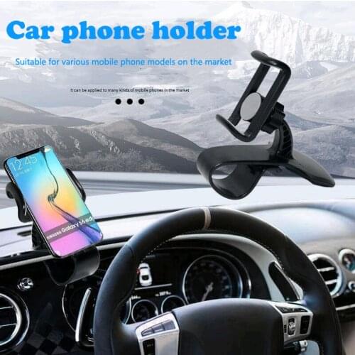 Universal Dashboard Car Phone Holder Cell Phone GPS Car Dashboard Mount Phone Holder Stand Hud Clip On Cradle Phone Bracket