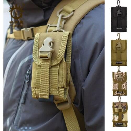 Protector Plus Universal Tactical Pouch for 5.8 inch Mobile Phone Hook Cover Molle Pouch Phone Case for Iphone 6/6s/6 plus