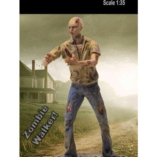1/35 ancient Zombie 1 Male Resin figure Model kits Miniature gk Unassembly Unpainted