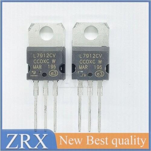 10Pcs/Lot New Original L7912CV L7912 Triode three-terminal Voltage Regulator TO 7912-220 Integrated circuit Triode In Stock