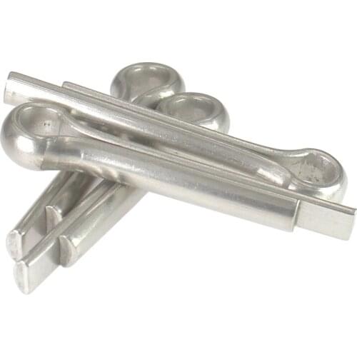 2-100 PCS Split Cotter Pin M1 M1.5 M2 M2.5 M3 M4 M5 M6 M8 M10 Locating Pin 304 Stainless Steel U Shape Type For Car