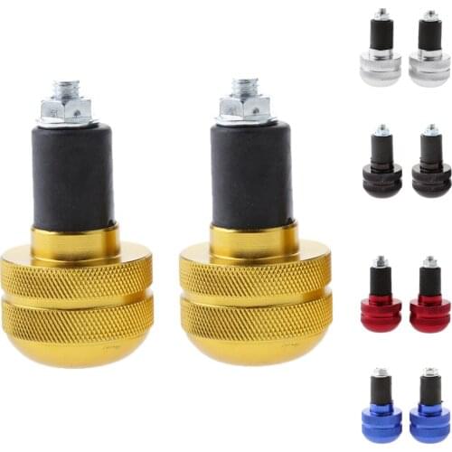 2 Pieces Motorcycle Handlebar Hand Grip Bar Ends Plug Slider Aluminum 55 mm For Yamaha for Honda for Suzuki